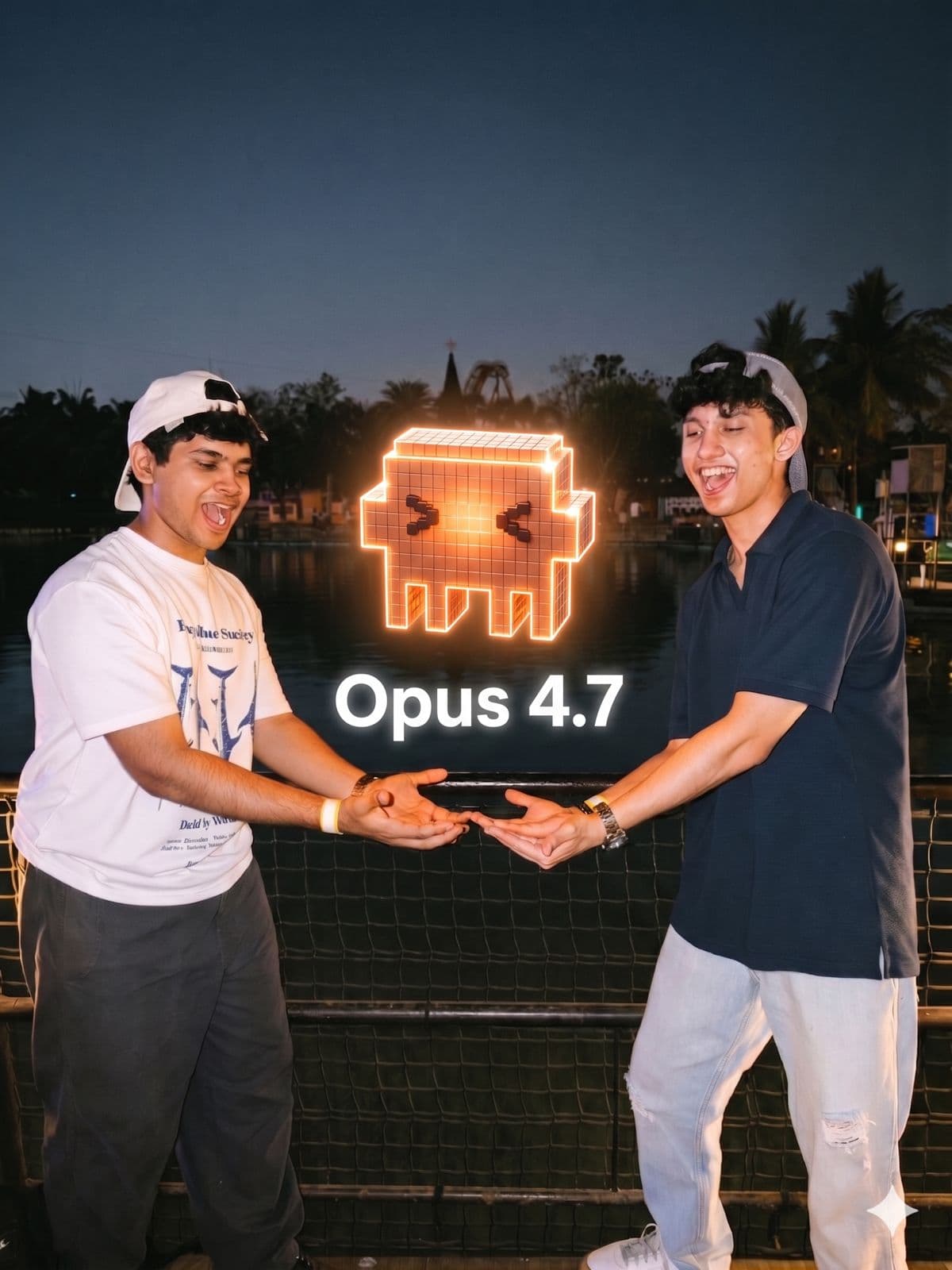 Lamaq and Vedant, AlgoTrace founders